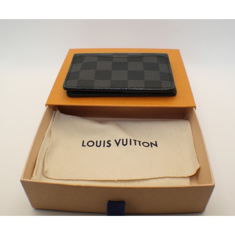 Louis Vuitton Damier Graphite Organizer De Poche Card Case Black/2BH0848 NEW